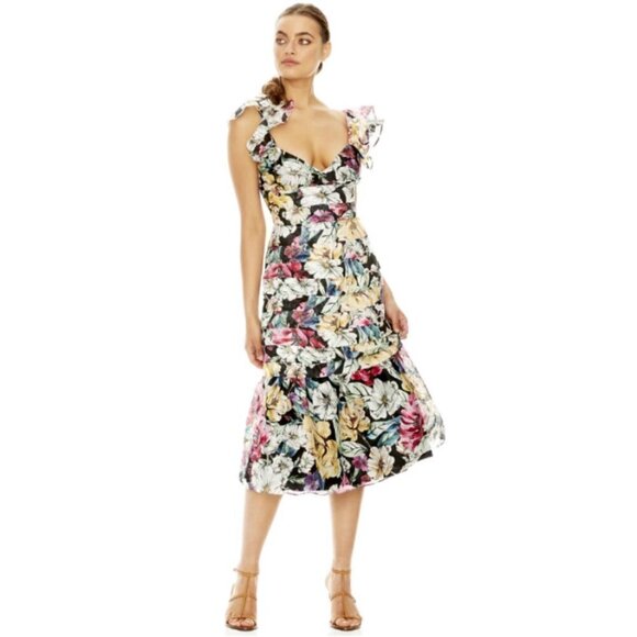 💕TALULAH💕 Alive Midi Dress ~ Wild Camellia Small NWT - Picture 6 of 17